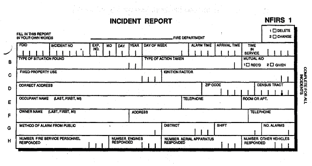 Auto Incident Report
