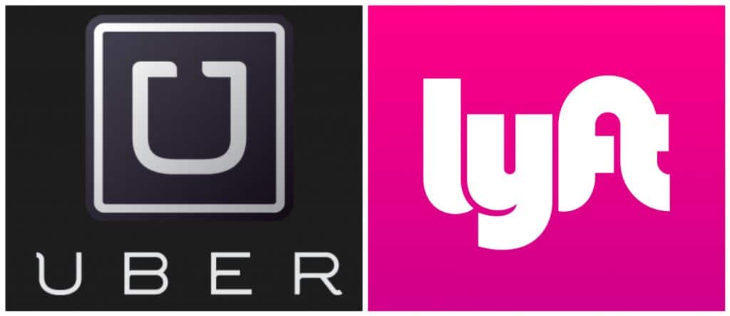 Uber and Lyft Logos