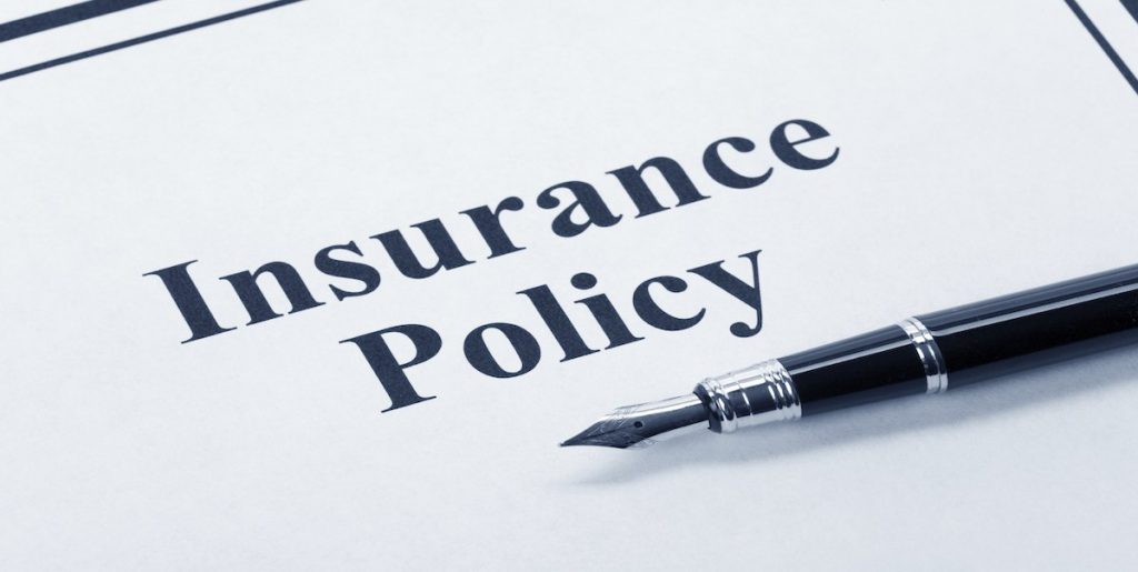 Liability Insurance Policy With Pen